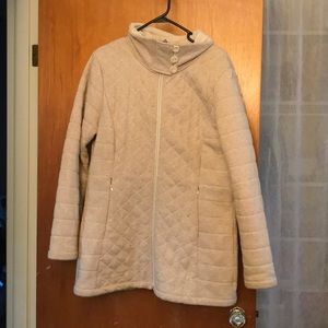 Quilted Long North Face Coat